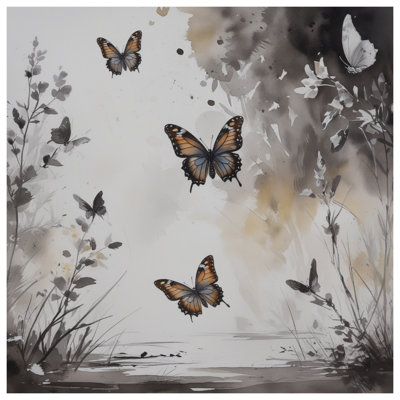 Butterflies In Nature Quilted Bedspread All Sizes