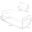 Acrylic Stackable Multimedia Media Shelves