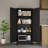 GEITIN 61"H Metal Kitchen Storage Cabinet Pantry Storage Cabinets With 2 Door And 3 Adjustable Shelves-814540568