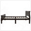 Lit plateforme avec base de lit en bois et lit-bateau-115693372