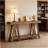 Farmhouse 2-Tier Hall Table, Functional Console With Robust Construction And Versatile Design For Any Room