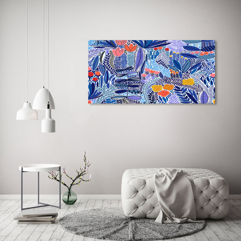 Floral Pattern - Wrapped Canvas Print