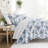  Stone All Season Down-Alternative Comforter Set in Cabbage Rose Stripe-460654590