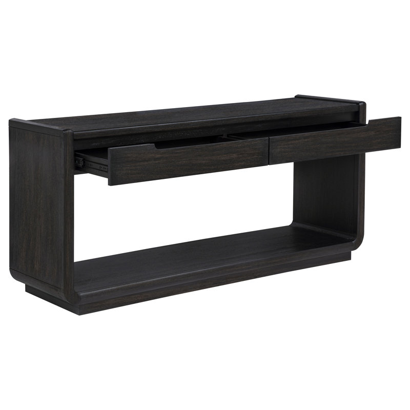 Console de canapé à 2 tiroirs Leandro