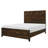 Javari Nibo Platform Bed, Modern Rustic, Solid Wood-807997251