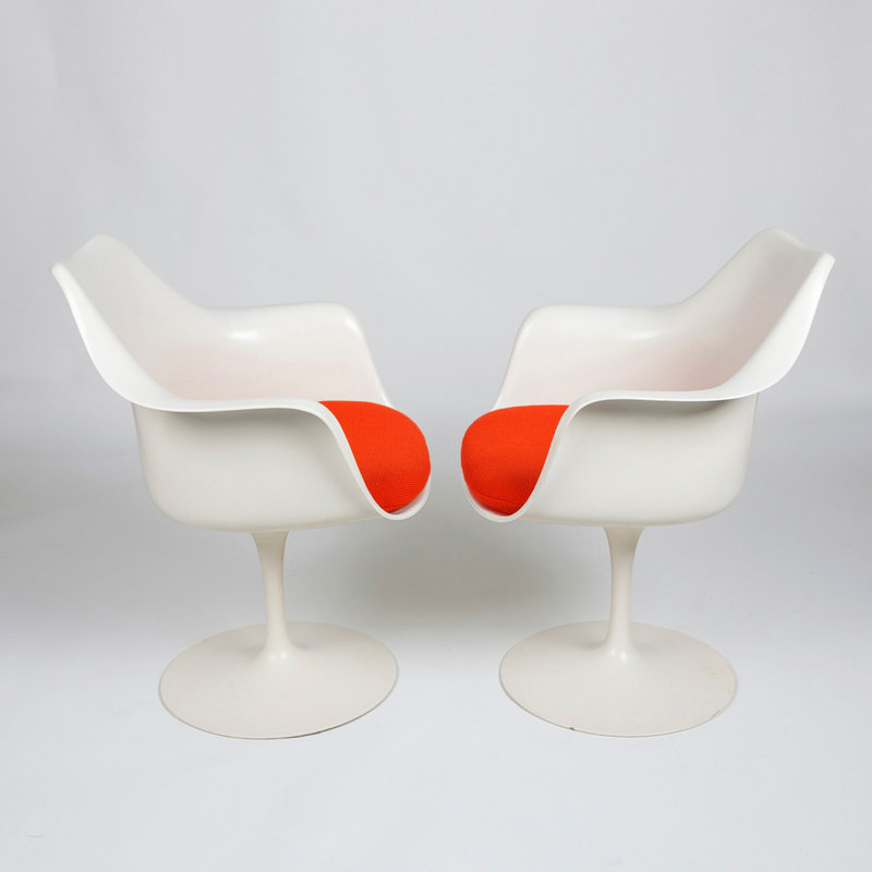 Chaise avec accoudoirs Alina, Red