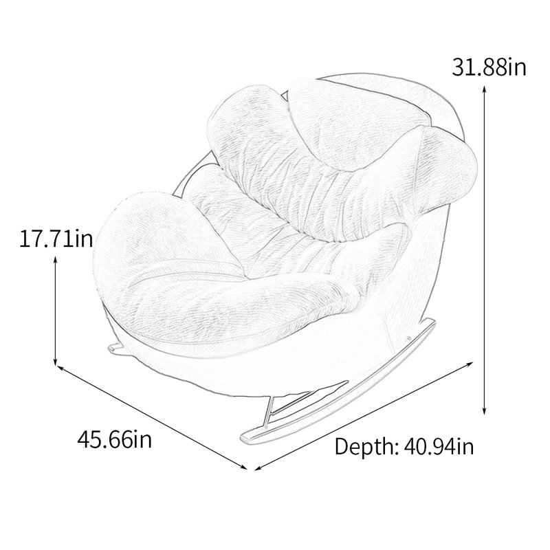 Chaise berçante