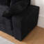 Canapé modulaire en L 108,6 po avec repose-pieds en velours côtelé pour le salon-1320970513