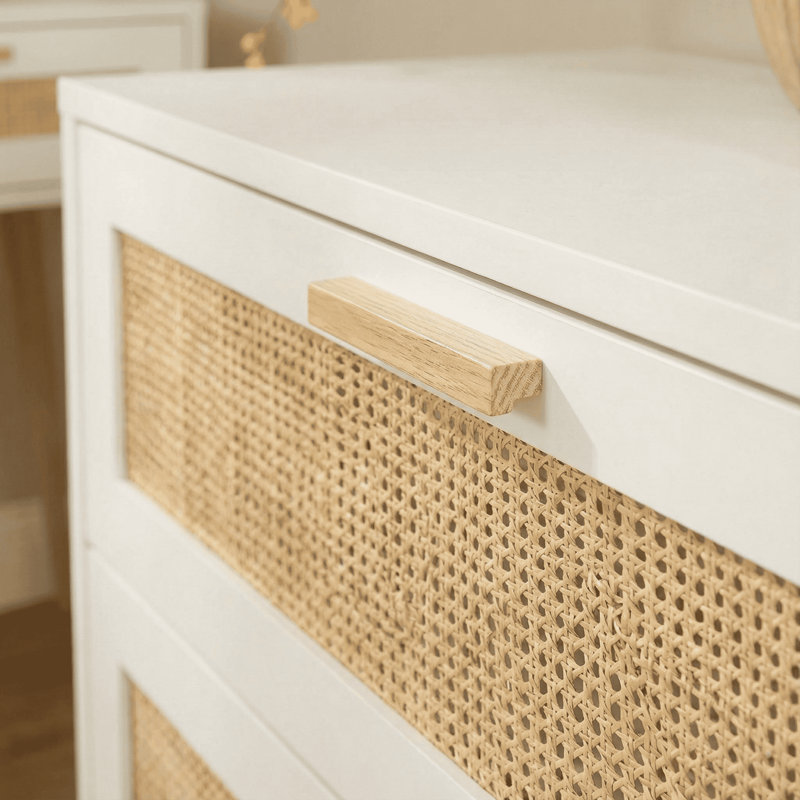 Anelise 120 cm W Chest of 6 Drawers, White