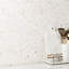 Alaska White 2" Hexagon Polished Marble Mosaic Tile