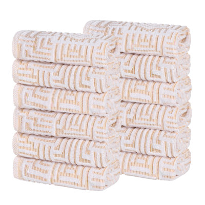 Ensemble de trousse de chambre d'invité 100% coton 12 pièces Darnette