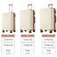 Expandable ABS Luggage Set with TSA Lock & Spinner Wheels-129763426