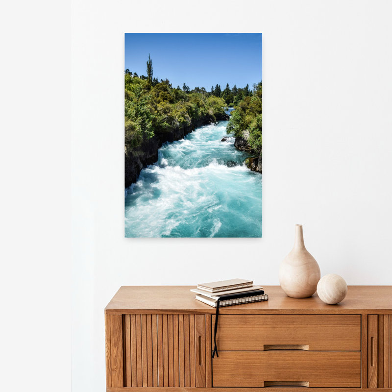 Art contemporain, paysage contemporain abstrait, art naturel, H 24 po x l 16 po