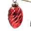 Ensemble de 2 guirlandes de verre 4 pi - rouge
