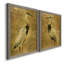 «Gold Crane at Dusk I», ensemble de reproductions d'art sur toile encadrées-1671585473-1671585475