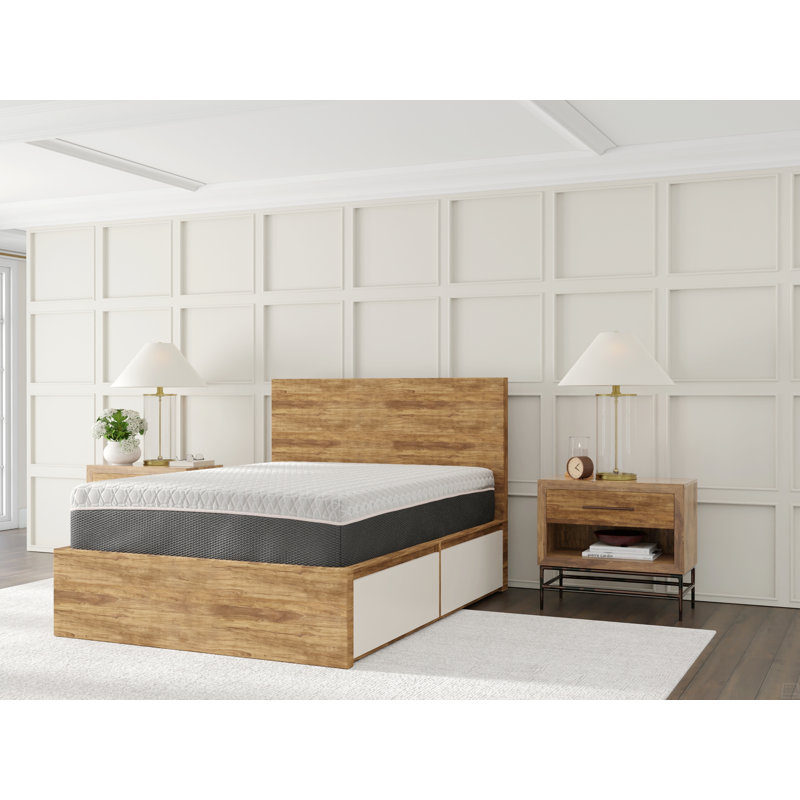 Matelas simple en mousse viscoélastique 12 pouces hybride infusé de cuivre, Simple, 12"