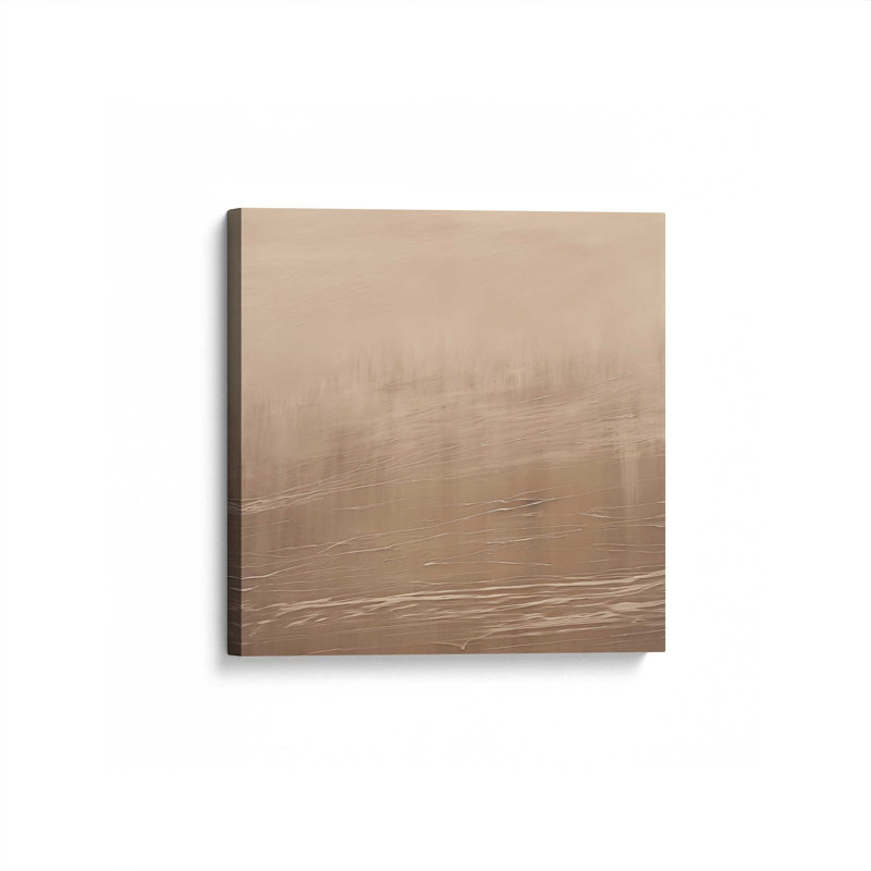 Silken Sandrifts v2, reproduction sur toile dans un cadre doré poli, H 16 po x l 16 po x P 1,25 po, Toile tendue