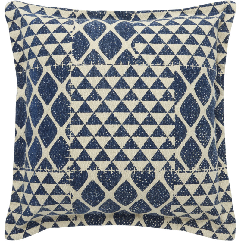 Patchwork Cotton Throw Pillow