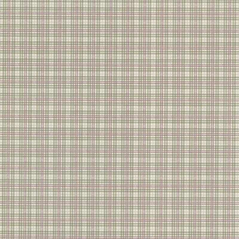 Johna Plaid Roll, Mauve