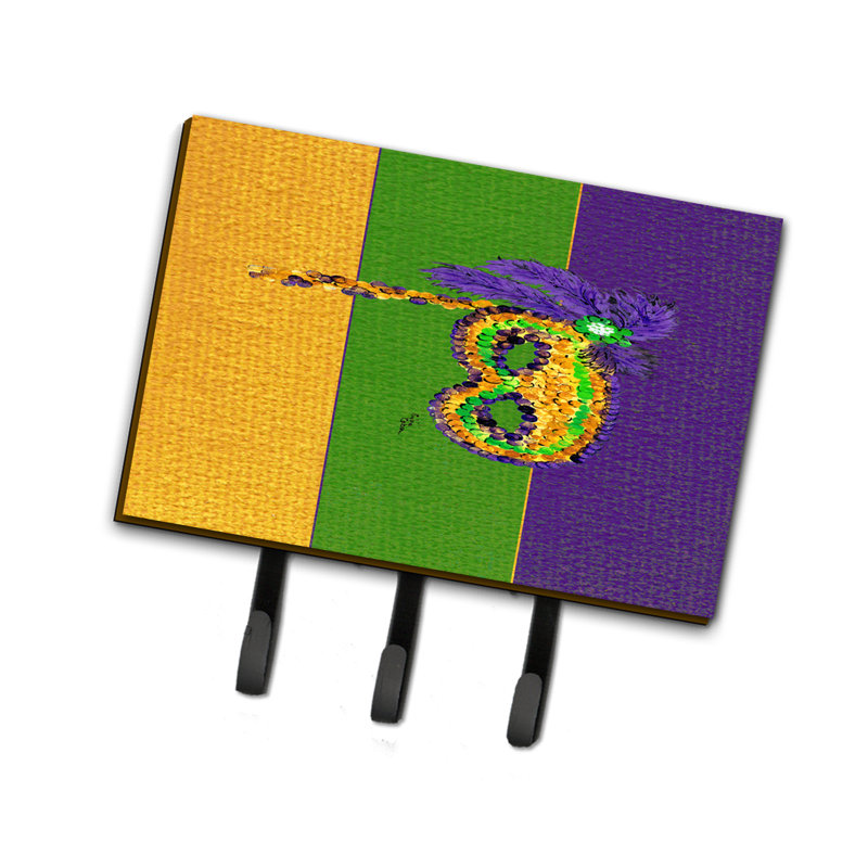 Porte-clés en gras mardi gras