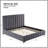 Dark Grey Queen Bed-1112171948