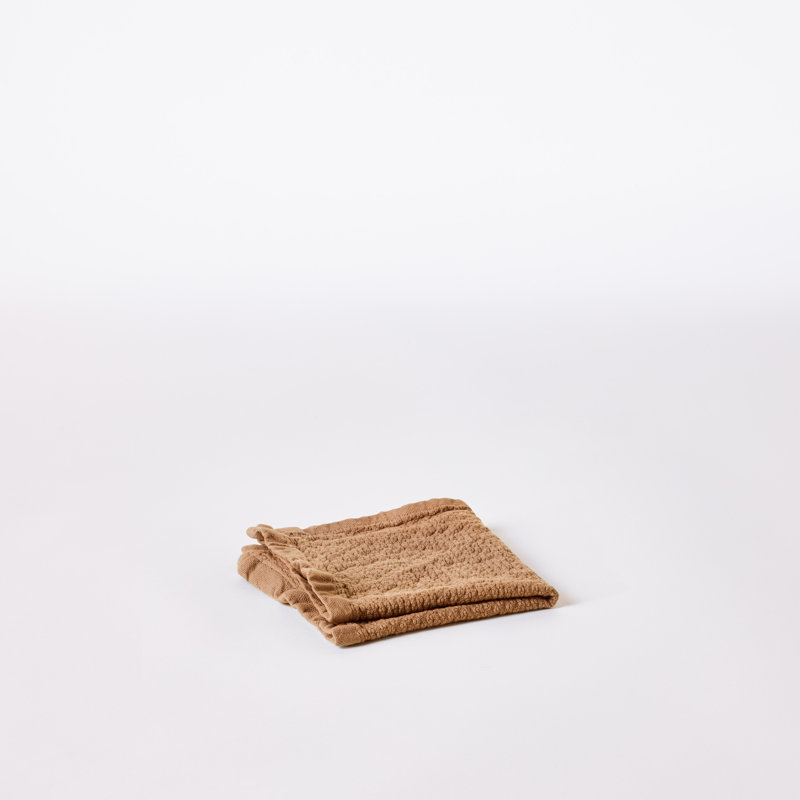 Adriatic Organic Organic 100% Cotton Lightweight Washcloth, Ginger