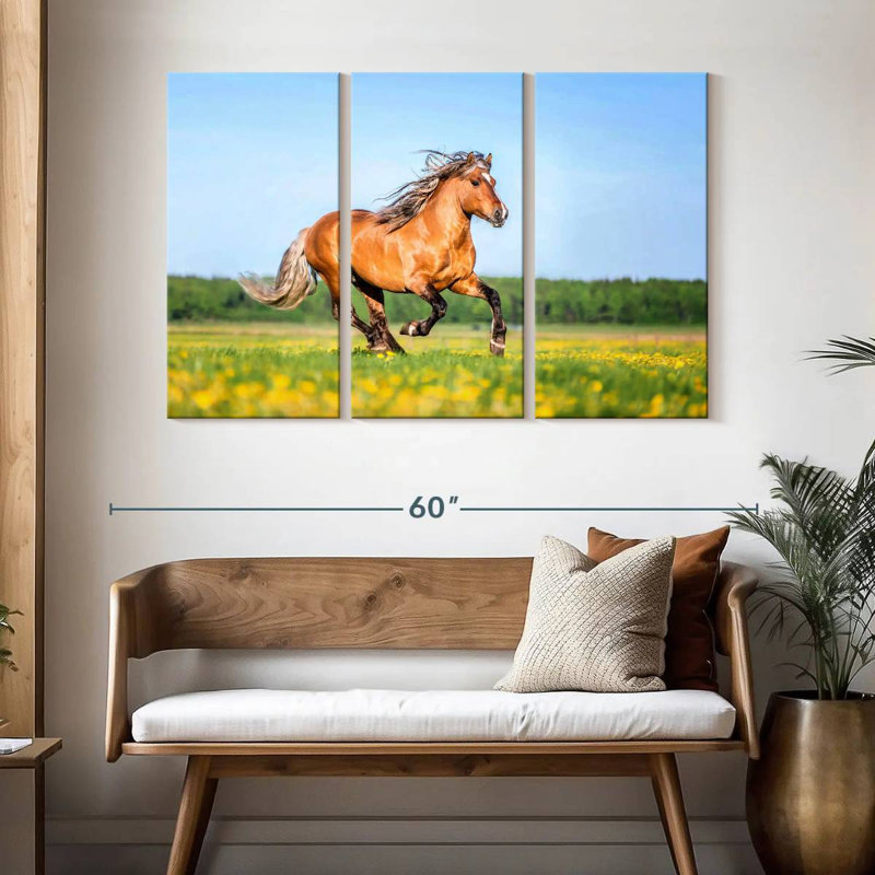 Cheval Bramom Palomino, H 32 po x l 50 po