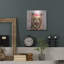 Art mural en métal Red Barrel Studio «Flower Crown Yorkshire Terrier 2» par Furbaby Affiliates-1504118769