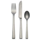 Stonewash York 12-Piece Flatware Set, Service for 4