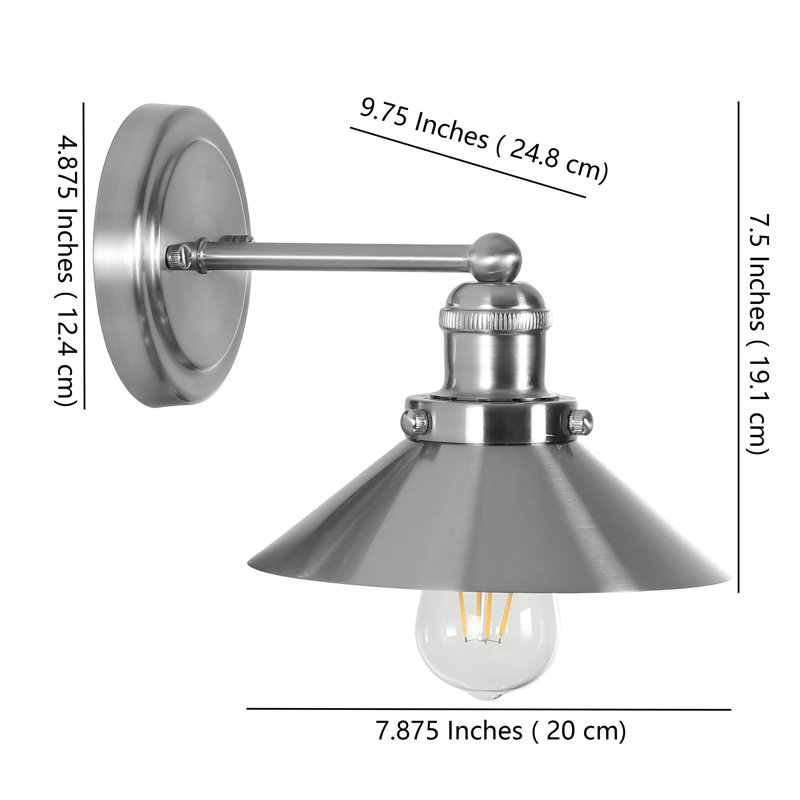 Éclairage pour meuble-lavabo en métal Bagatelle, Nickel, 1