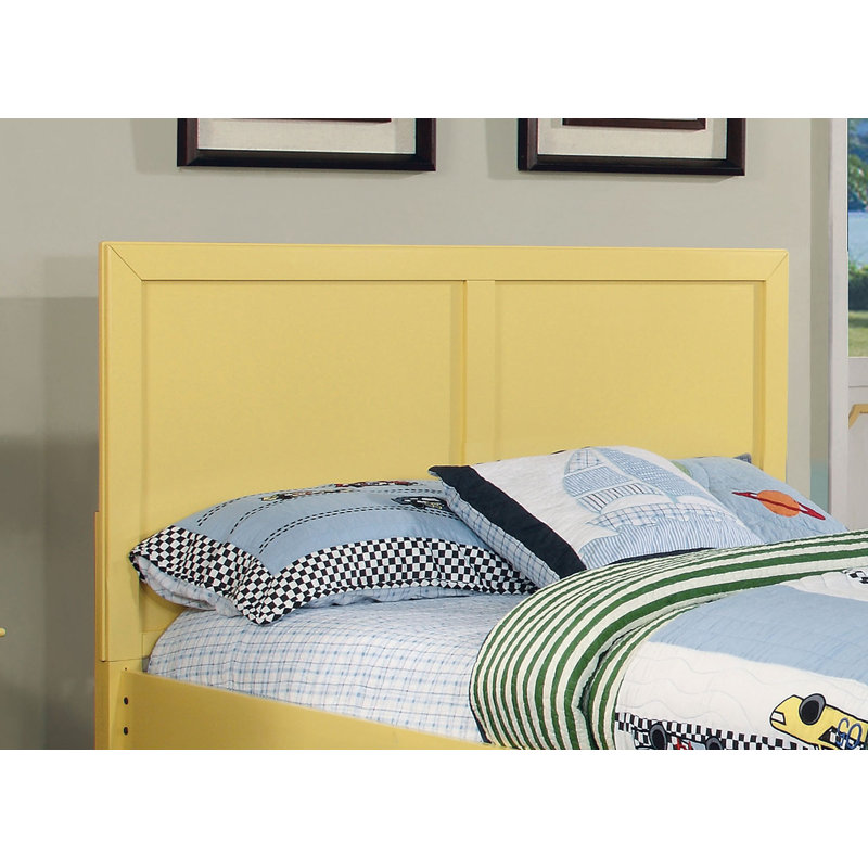 Tête de lit Alzado, Double / grand, Jaune citron