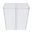 Armoire latérale de salle de bain 12 po, 2 portes à fermeture douce, conception à fixation flottante