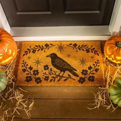 Tapis en fibre de coco Home Sweet Haunted Home