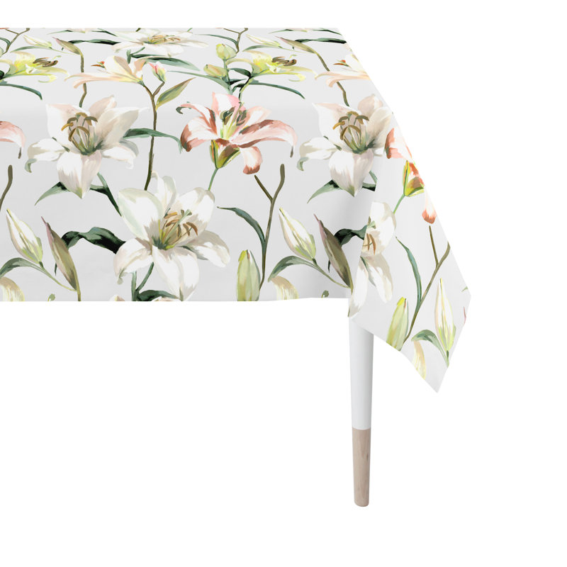 Summertime Rectangle Floral Tablecloth