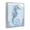 Art hippocampe en vitrail par Patti Bishop