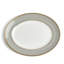 Renaissance Grey 14in Oval Platter