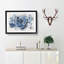Pretty Blue Rose - Picture Frame Graphic Art Print-56892515-56892511