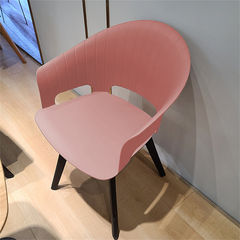 42cm H Upholstered Upholstered Back Side Chair, Pink