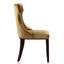 Chaise d'appoint en velours et hêtre Reine-115235574