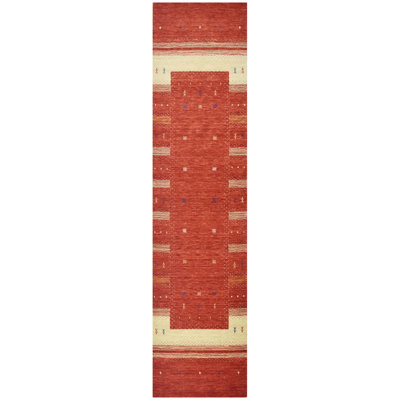 Handmade Wool Striped Area Rug