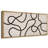 Black Abstract Lines on Beige Modern Art-100937293-111695715