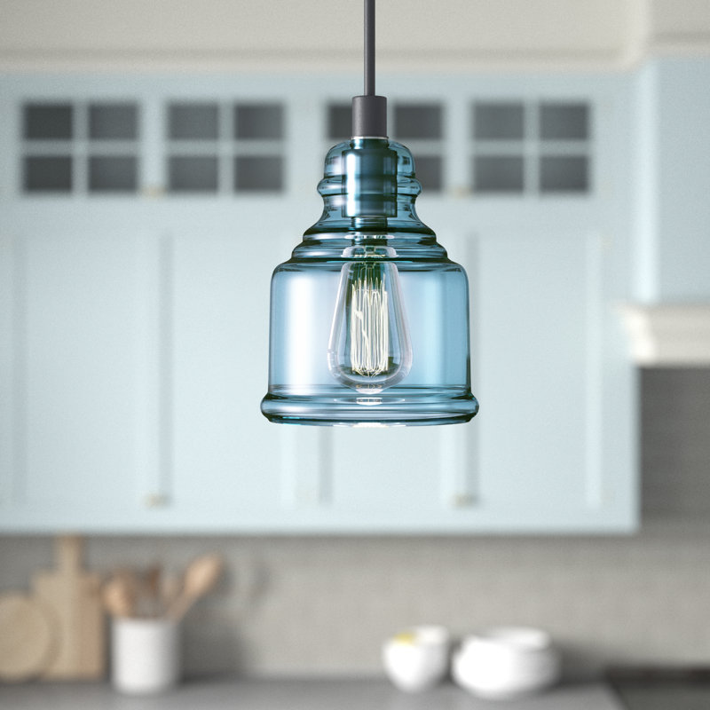 Denzel 1-Light Dimmable Single Bell Pendant