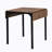 Farmhouse 5-piece Counter Height Drop Leaf Dining Table Set with Dining Chairs-792136013