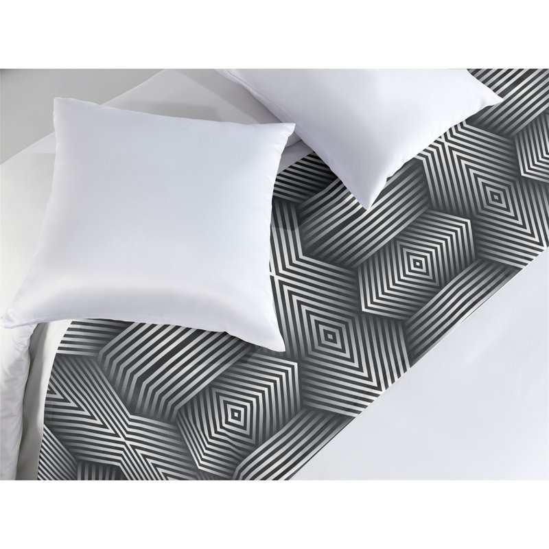 Motif de foulard de lit Ambesonne, Très grand lit