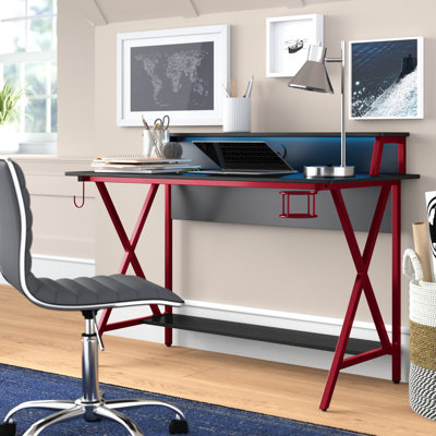 Beiler Computer Desk with Power Outlet