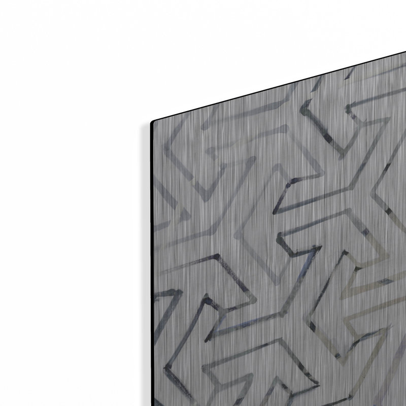 Luxe Metal Art 'Geometry' By Stellar Design Studio " Geometry " by Stellar Design Studio
