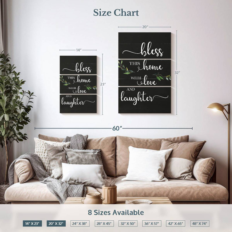 Kema Love And Laughter II Wall Sign, 32" H x 20" W