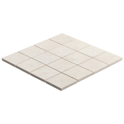 Vanilla White 12" x 12" Square Marble Tile