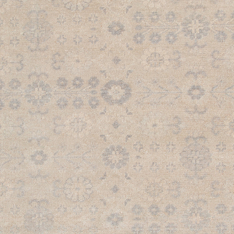 Ainsley Wool Geometric Area Rug in Gray, Rectangle 2' x 3'