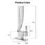 Robinet de salle de bain monocorps et monocommande avec drain
